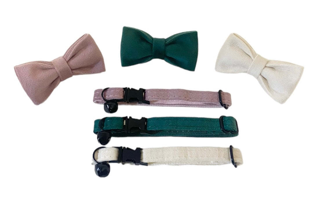 Florence Pearl Pet Collar & Bow